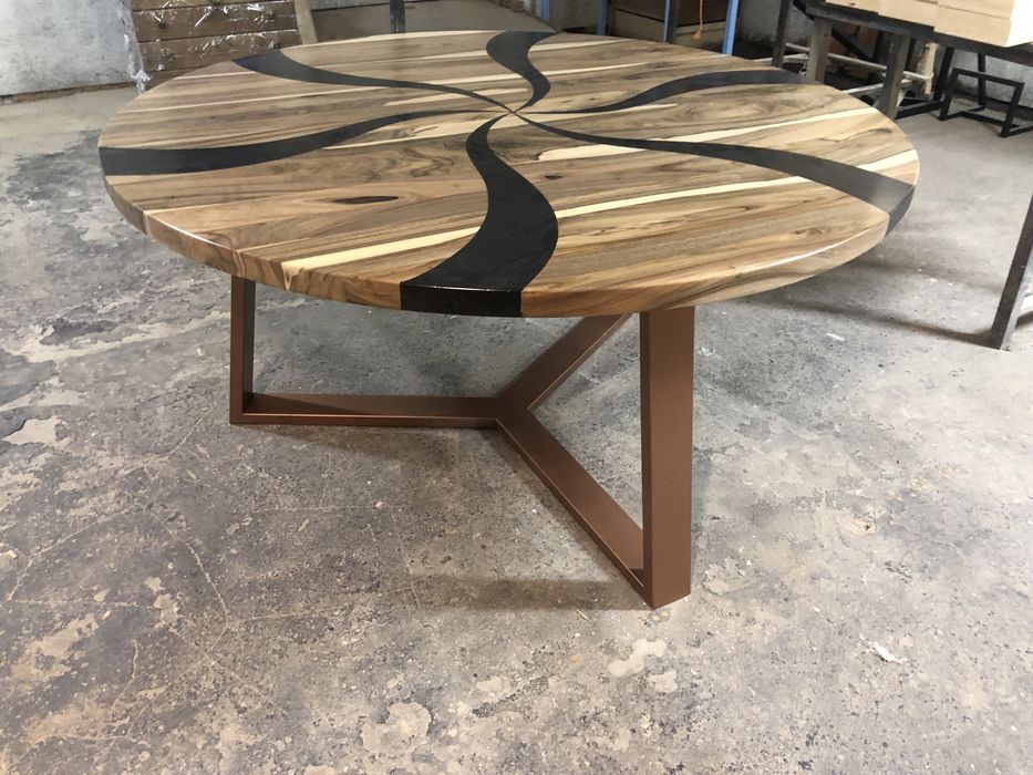 Стол обеденный 3000 лофт. Ясень.Изготовление мебели.