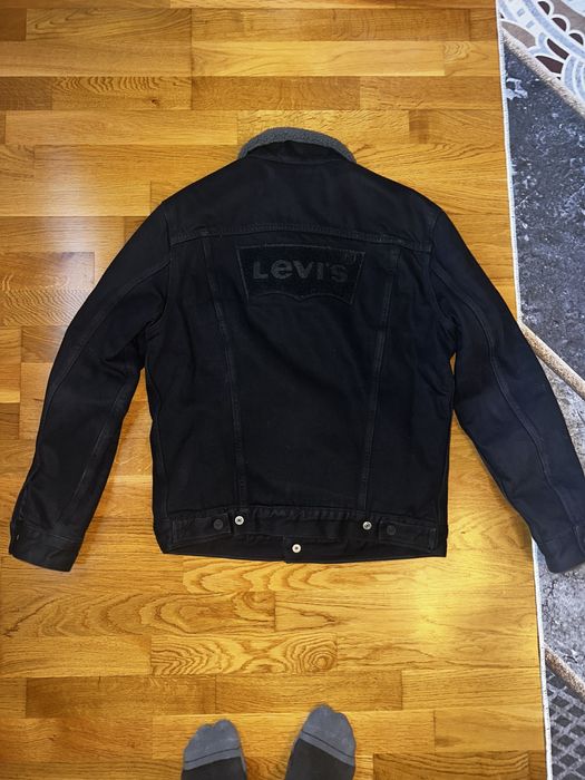Куртка Levi’s Sherpa Trucker чорна