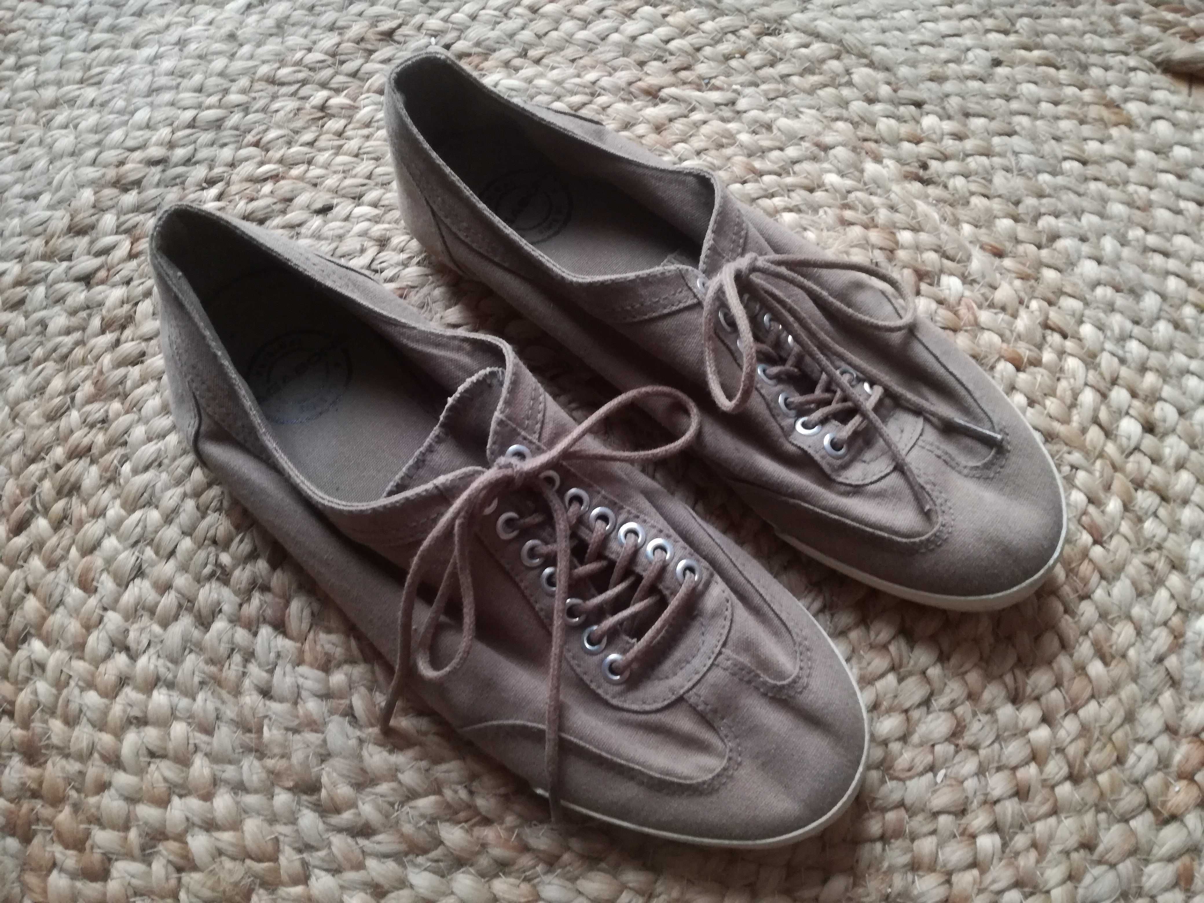 38 VAGABOND brązowe tenisówki damskie trampki buty boho retro vintage