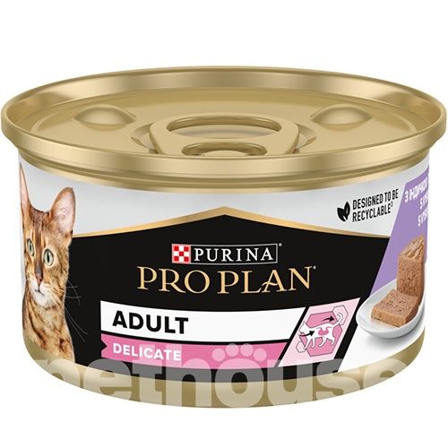 Вологий корм для котів PurinaProPlan( Пуріна Про План) ж/б 85 г