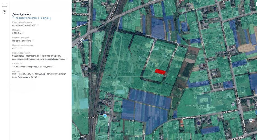 Продам земельну ділянку під забудову