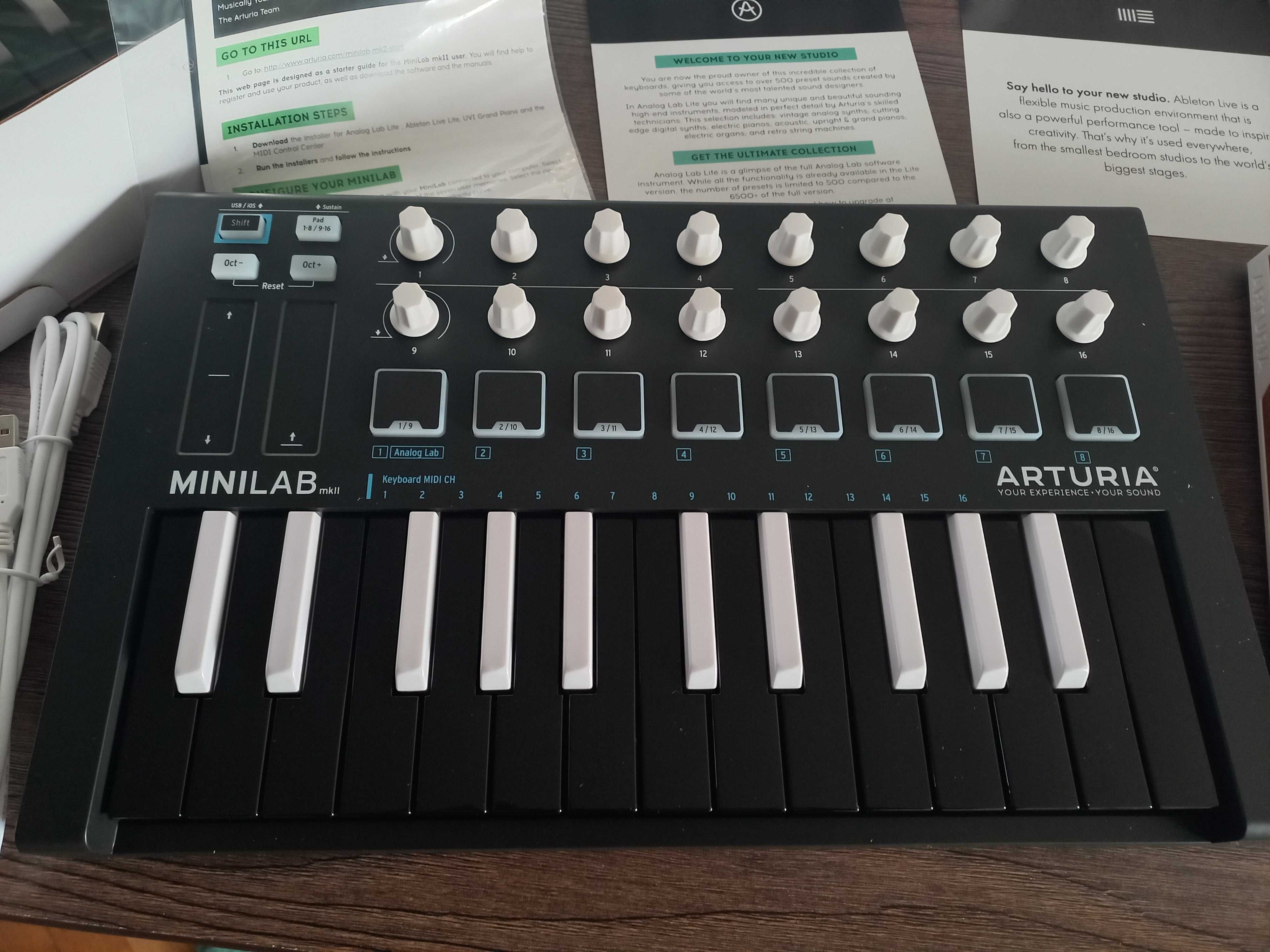 АКЦІЯ !! Arturia MiniLab mkII mk2 MIDI-клавіатура ЦІНА!