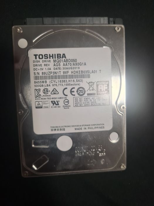 Disco rígido de 500GB
