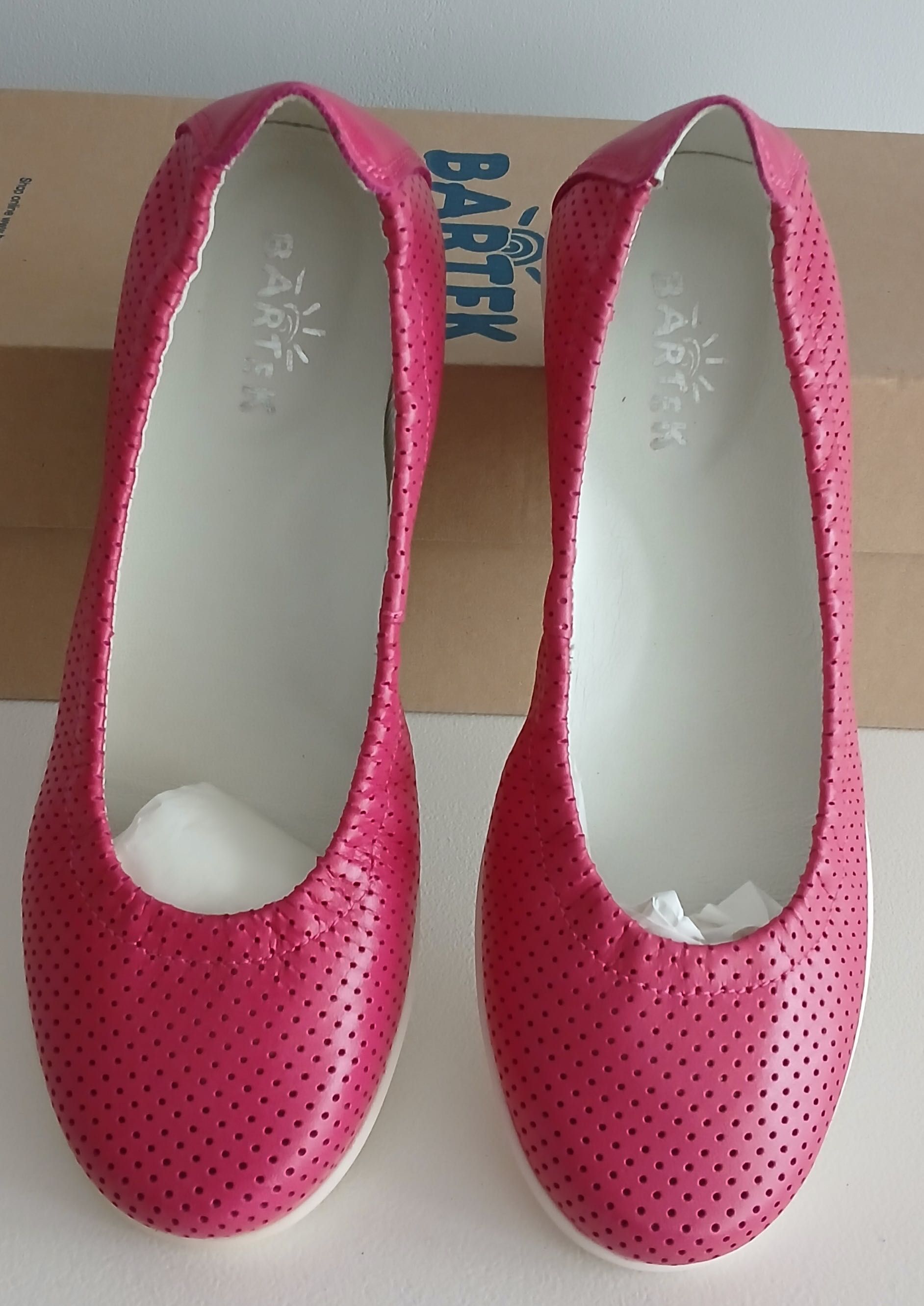 Baleriny Bartek 100% skóra NOWE r. 35
