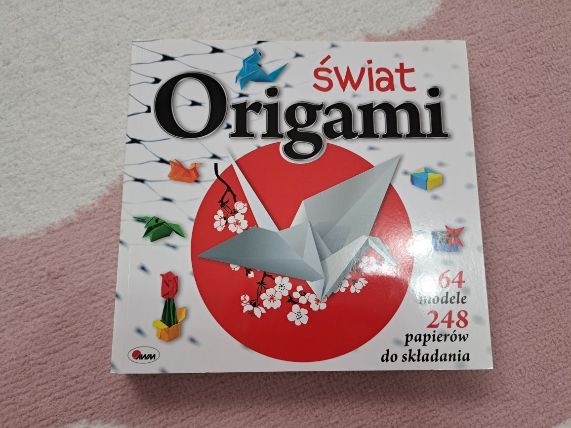 Świat origami 64 modele 248 papierow kolorowych Morex GM