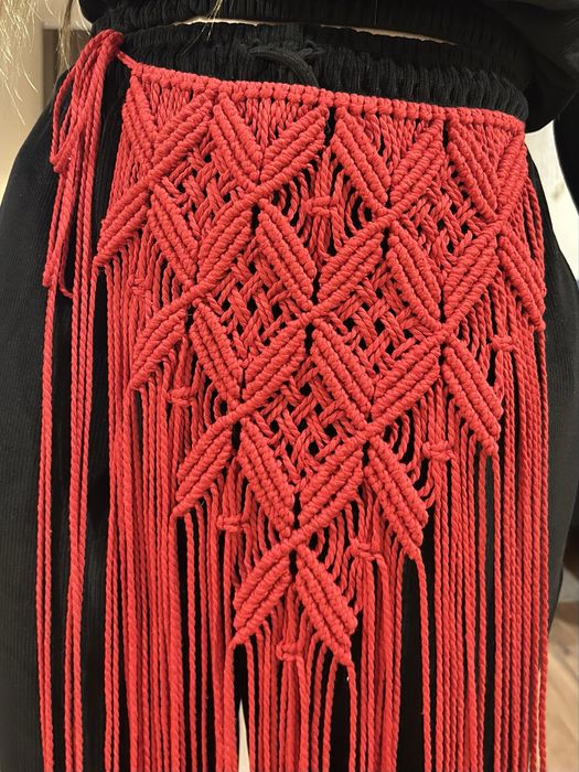 Етно пояс макраме Припинда