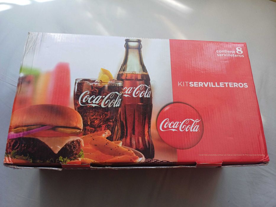 8 Guardanapos Coca-cola