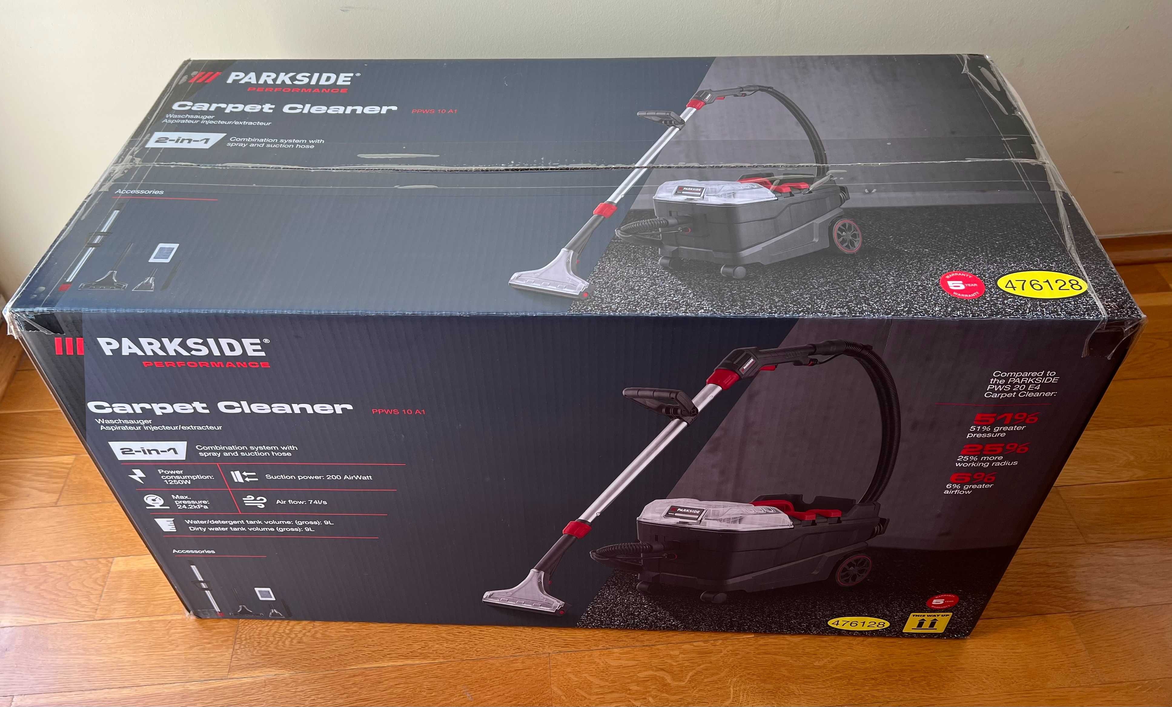 Odkurzacz piorący Parkside Performance PPWS 10 A1 2025 NOWOŚĆ