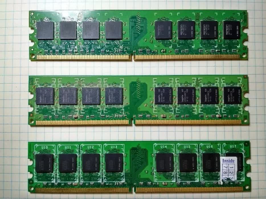 Оперативная память DDR2 1Gb (разные производители и скорости)