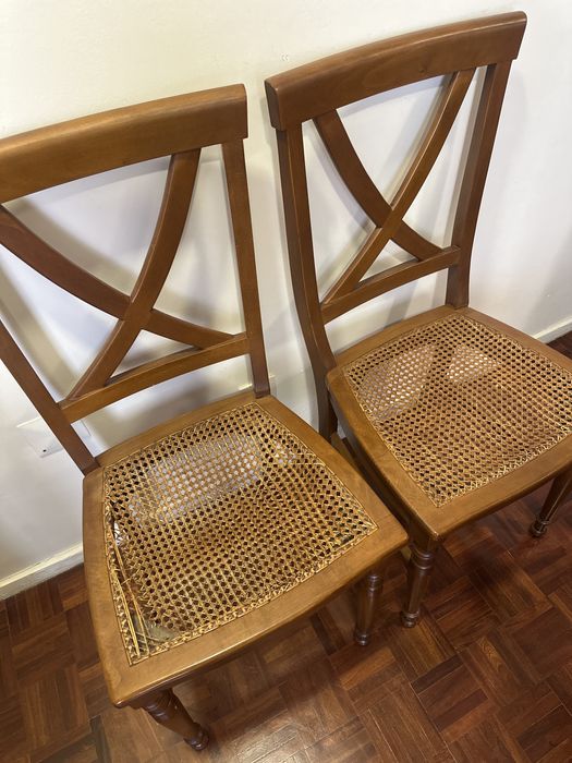 6 cadeiras de mesa de sala de jantar