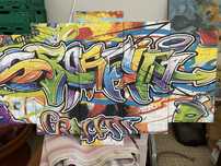 Quadro decorativo Grafitti