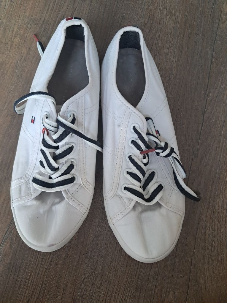 Tommy Hilfiger tenisówki trampki sneakersy biale r. 36 jeans essential