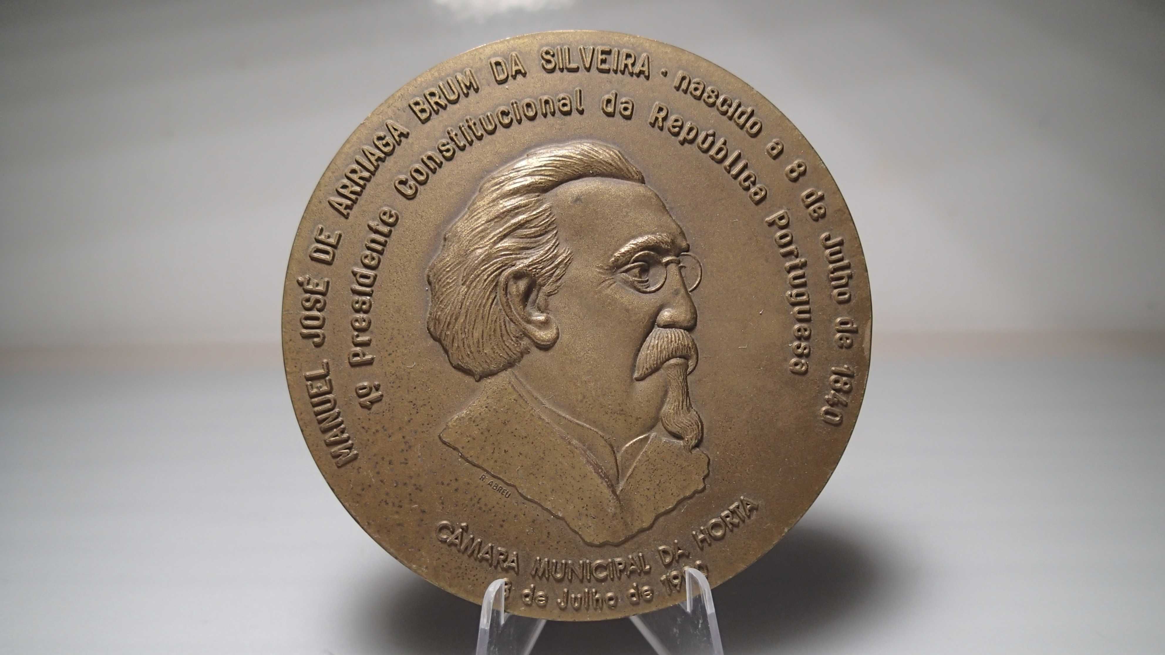 Medalha de Bronze de Manuel José de Arriaga