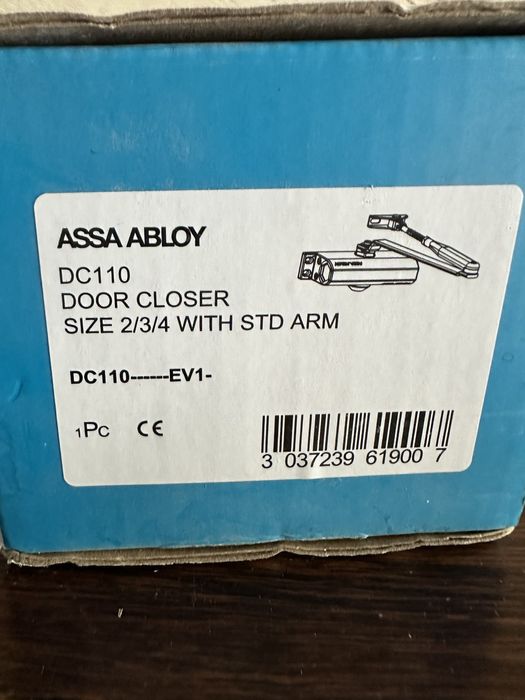 Samozamykacz ramieniowy Assa Abloy DC110 rozmiar 2/3/4