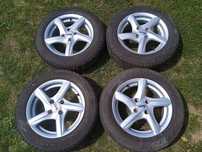 felgi aluminiowe 4x98 Fiat 500 Punto Panda opony zimowe 175/65 R14 6mm
