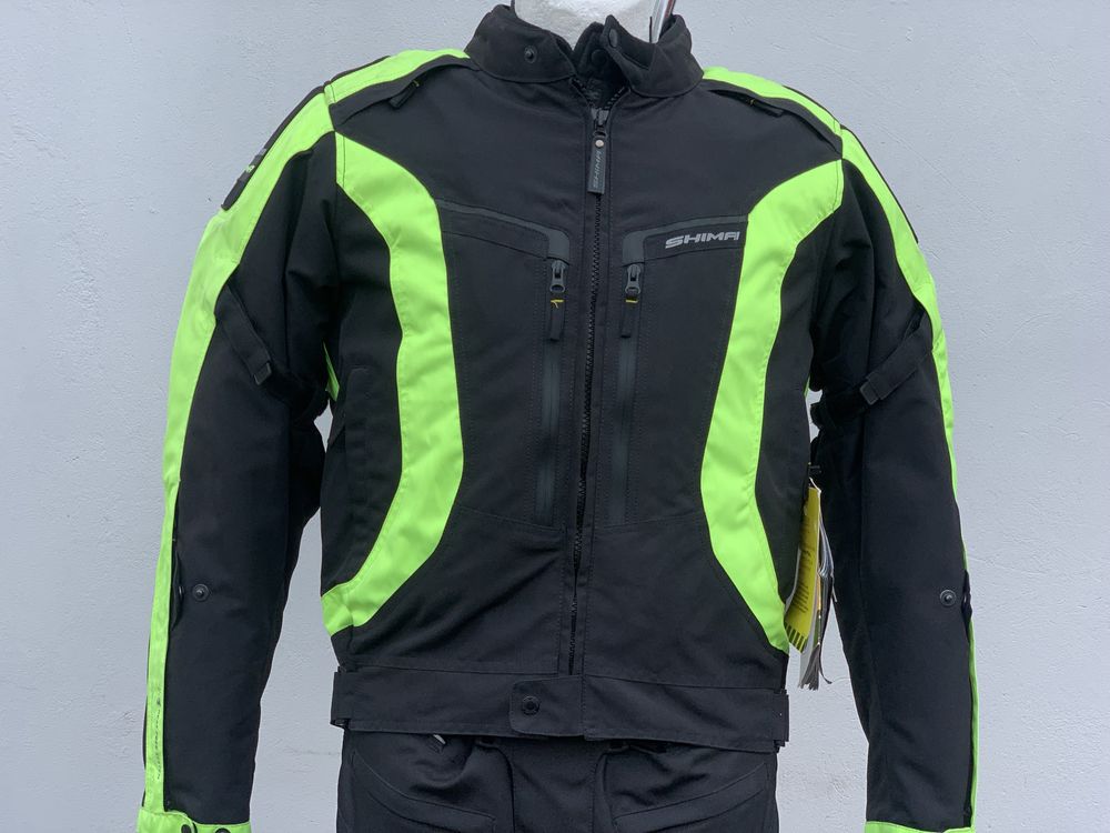 Kurtka motocyklowa Shima Combat rozmiar L Nowa, Fluo, 3 warstwowa!