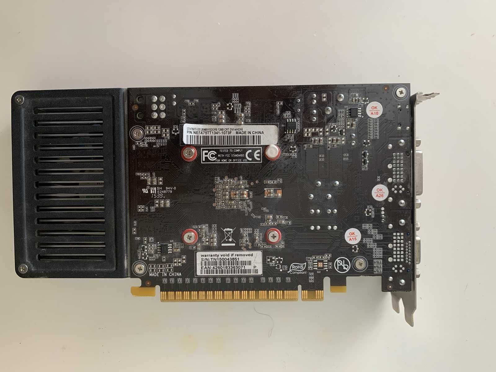 Продам видеокарту Gainward GeForce® GTX 750 Ti "Golden Sample"