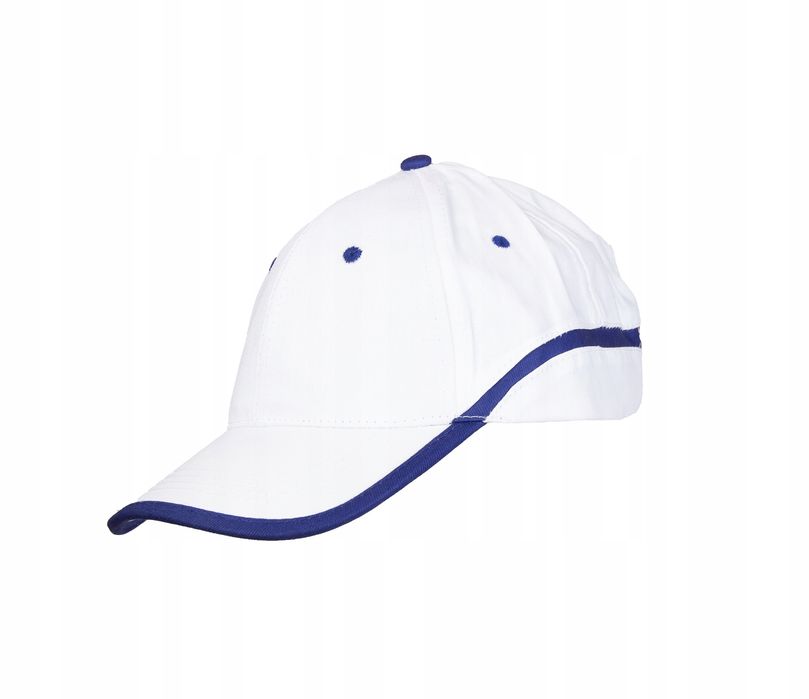 Czapka Z Daszkiem Polstar Bhp Biało Granatowa