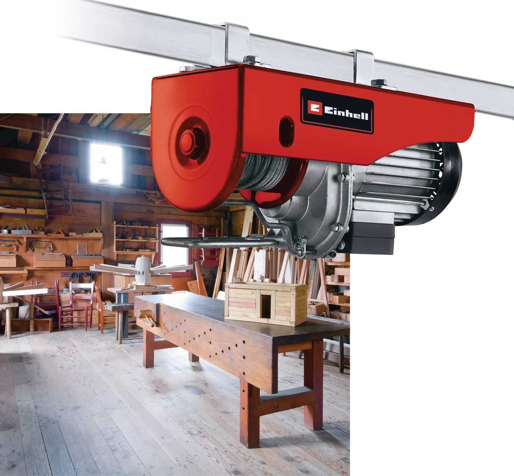 Електрична лебідка тельфер Einhell 150/300 (570 Вт) электро лебедка PL