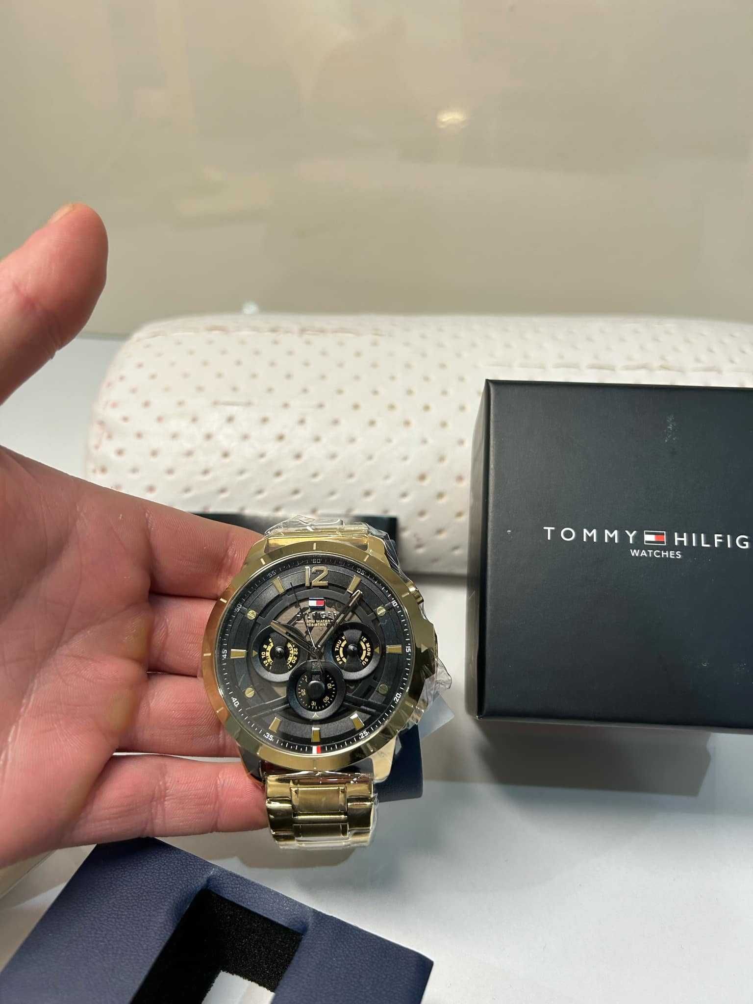 NOWY! Zegarek męski złoty Tommy Hilfiger Luca