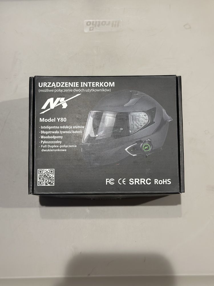 Zestaw kask NAXA+wizjer,buty motocyklowe FORMA, interkom NX+gratisy