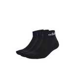 Skarpetki Adidas Linear Ankle 3/4 czarne 3-PACK (IC1303) r.43-45