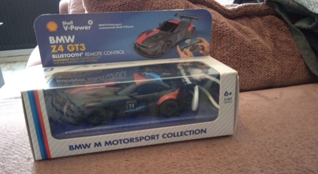 Bmw z4 gt3 zadlanie sterowane nowe shell autko bluetooth samochodzik