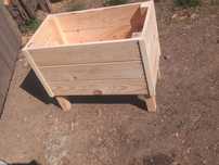 Donice, skrzynie drewniane 90 cm