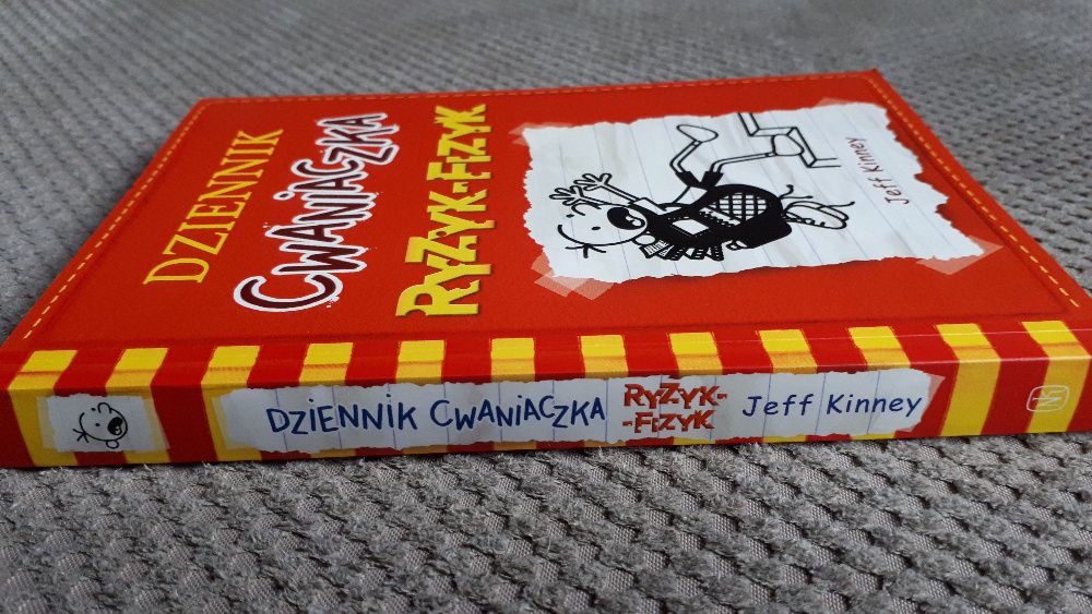 "DZIENNIK CWANIACZKA. Ryzyk-fizyk" Jeff Kinney