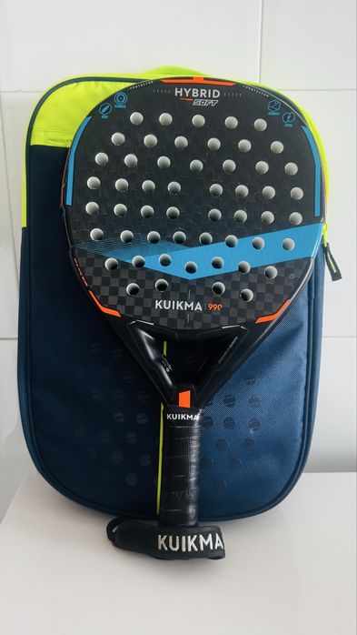 *PRATICAMENTE NOVA* Raquete Padel Kuikma 990 Hybrid soft
