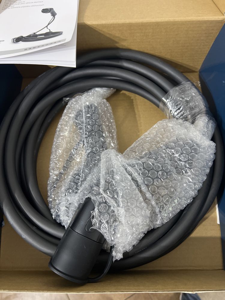 Kabel do ładowania  samochodu EV typ 2  22kW 32Amp 10m