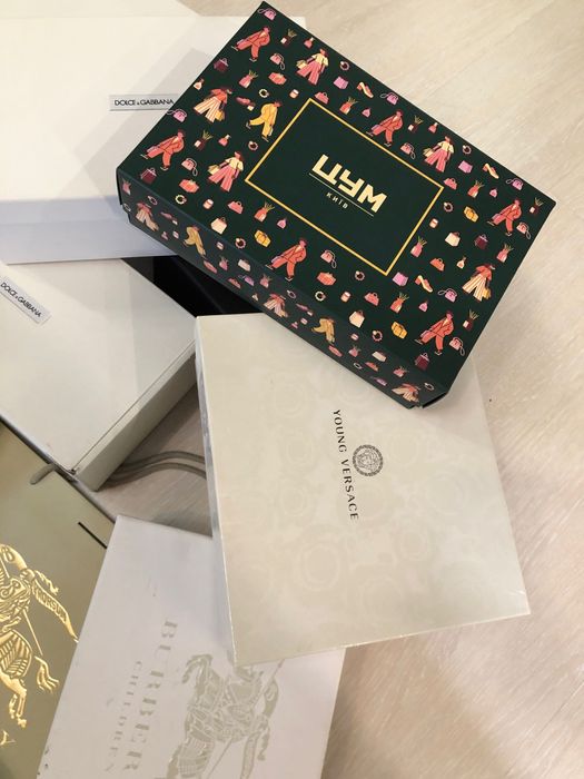 Коробка брендова пакет dolce gabbana armani fendi