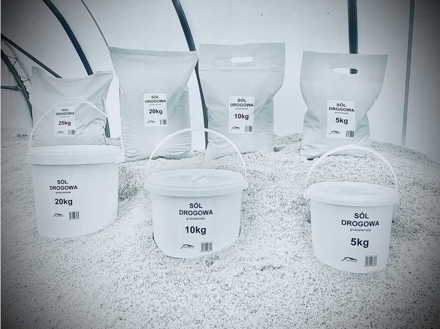 Sól drogowa gruba workowana 500kg WYSYŁKA GRATIS