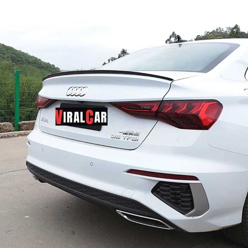 Spoiler Lotka Dokładka AUDI A3 S3 RS3 8Y CZARNY POŁYSK