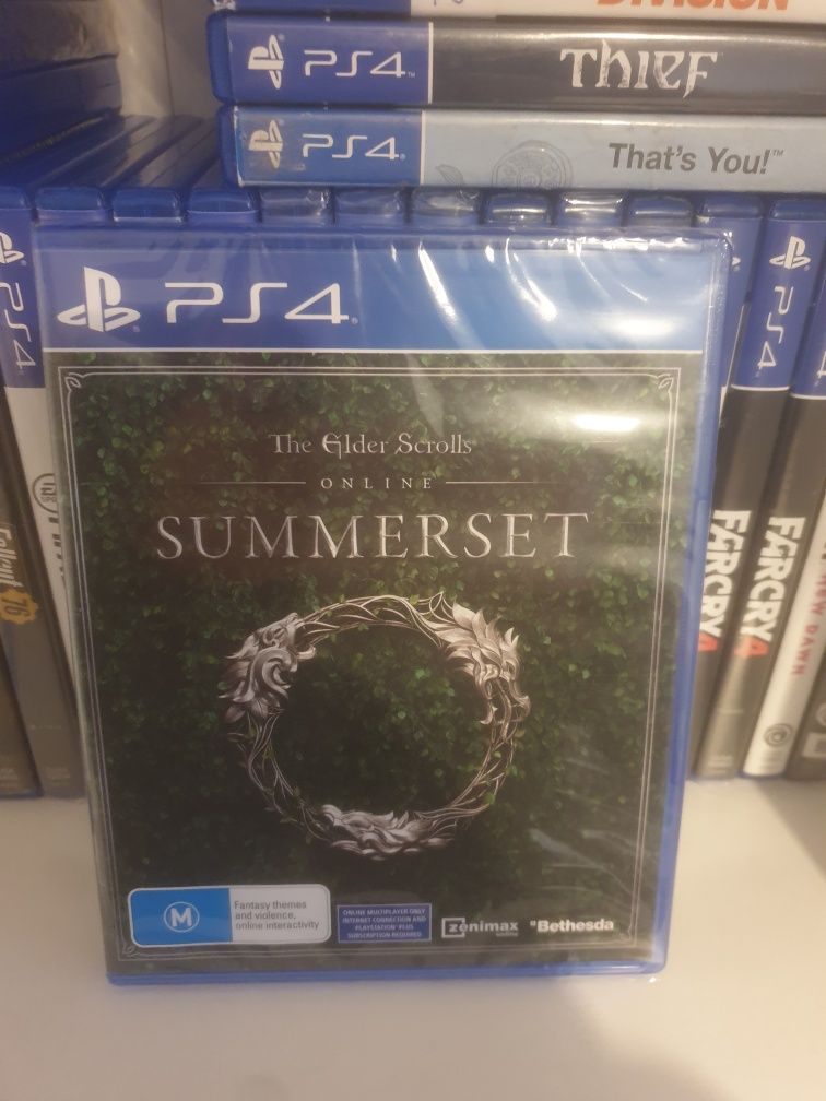 The elder Scrolls online summerset nowa folia ps4 ps5 playstation 4 5