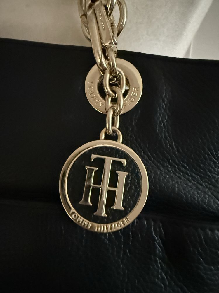 Torba skorzana Tommy Hilfinger raz zalozona