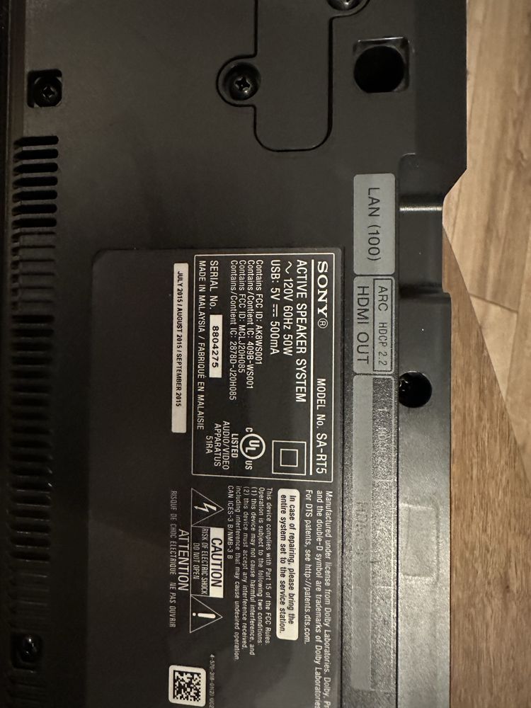 Sony HT-RT5 Kino domowe .