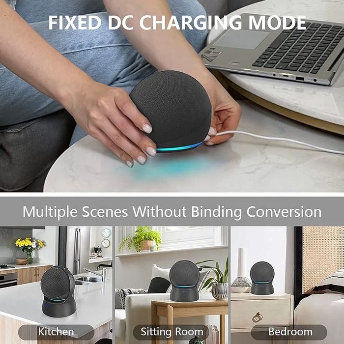 Портативна батарея  Echo Dot 4  10000 мА. Док станція.