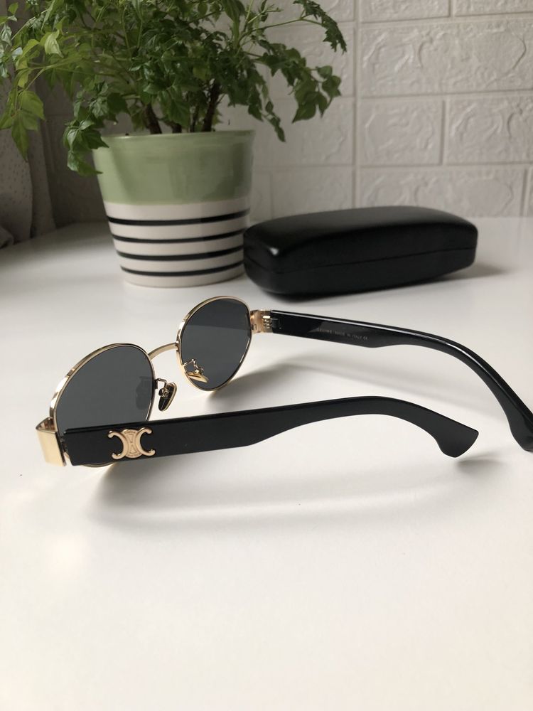 Okulary przeciwsolcowe w stylu Celine