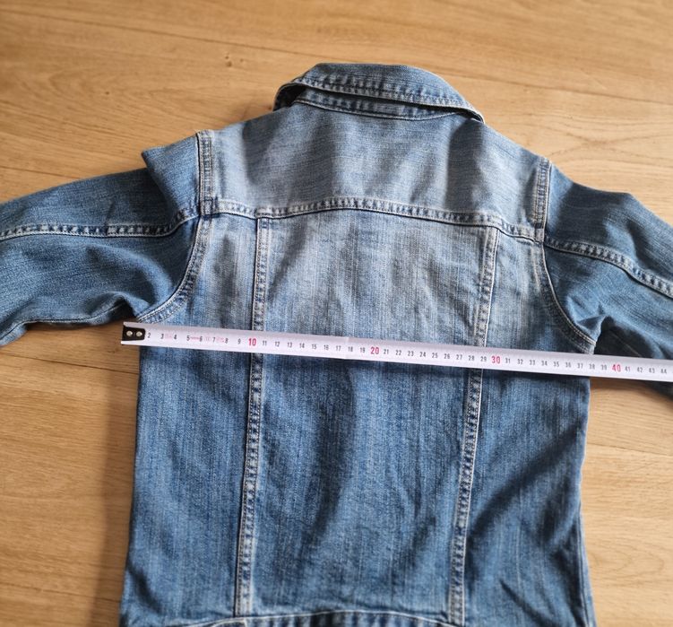 Kurtka dziewczęca jeansowa dżinsowe 152 H&M