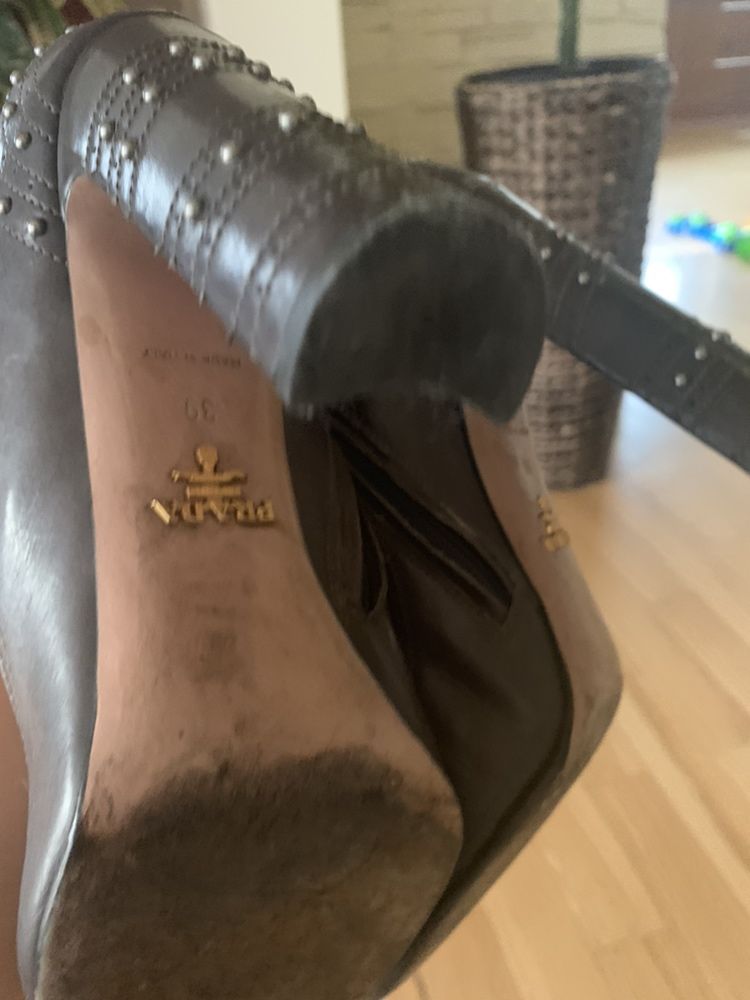 Prada botki roz 39