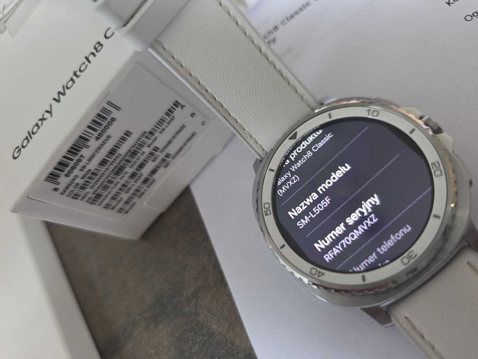 Smartwatch SAMSUNG Galaxy Watch 8 Classic SM-L505F 46mm LTE Biały AI