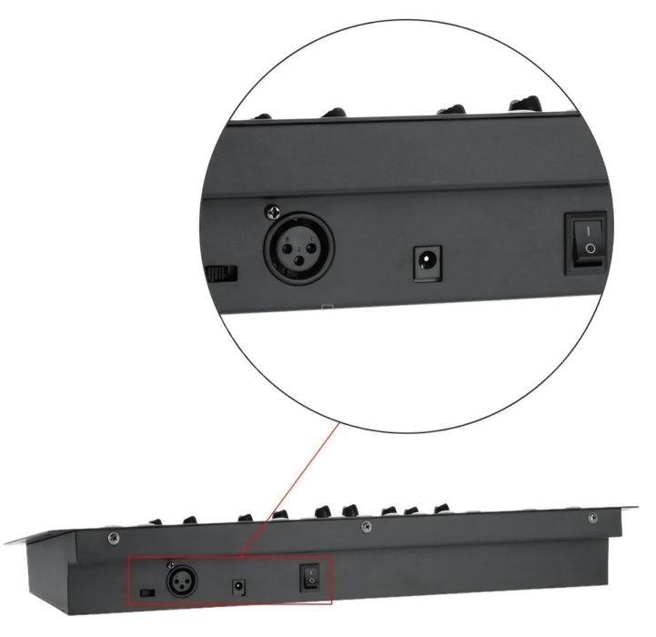 Controlador de Luz de Palco LED para DJ 192CH DMX512