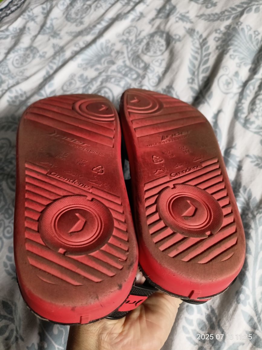 Sandały dziecięce RIDER red/black 37 EU