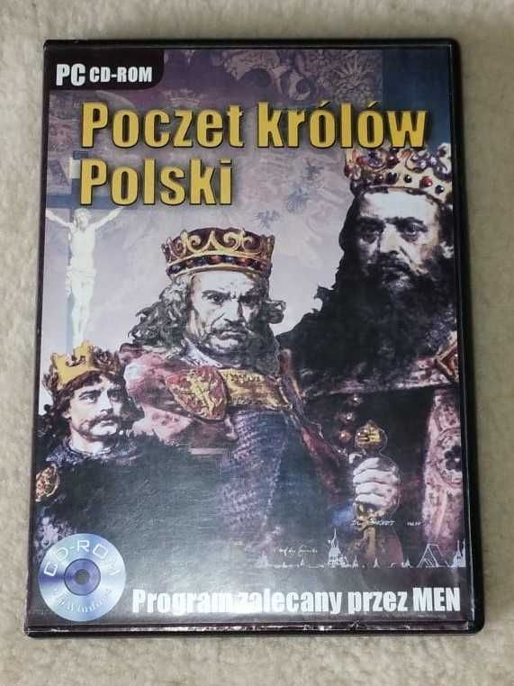 Atlas świata Pwn,Poczet Królów Polskich,gimnazjum + liceum, cd, płytka