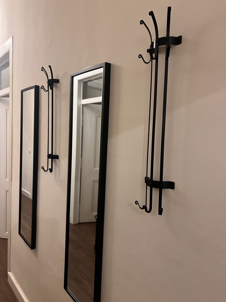 2 suportes p. cabide IKEA