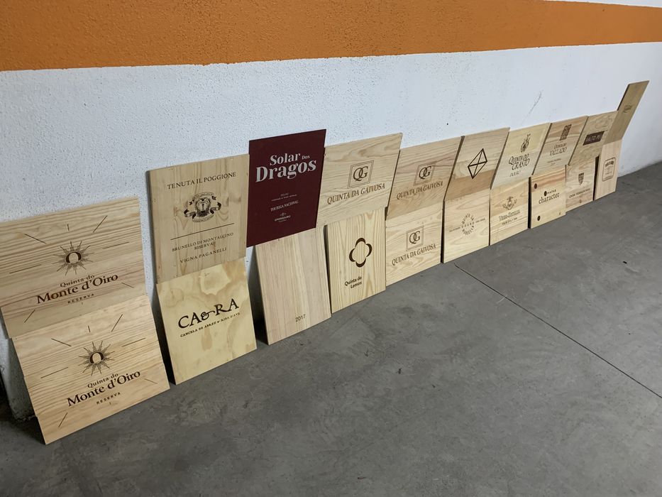 Caixas vinho / madeira vários tamanhos