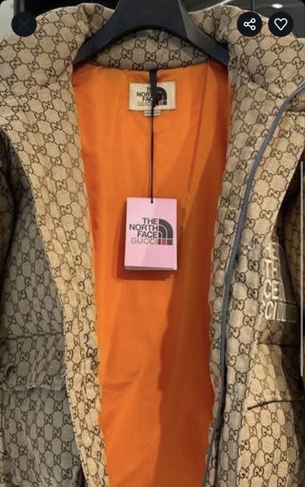 Botas e casaco the north face gucci