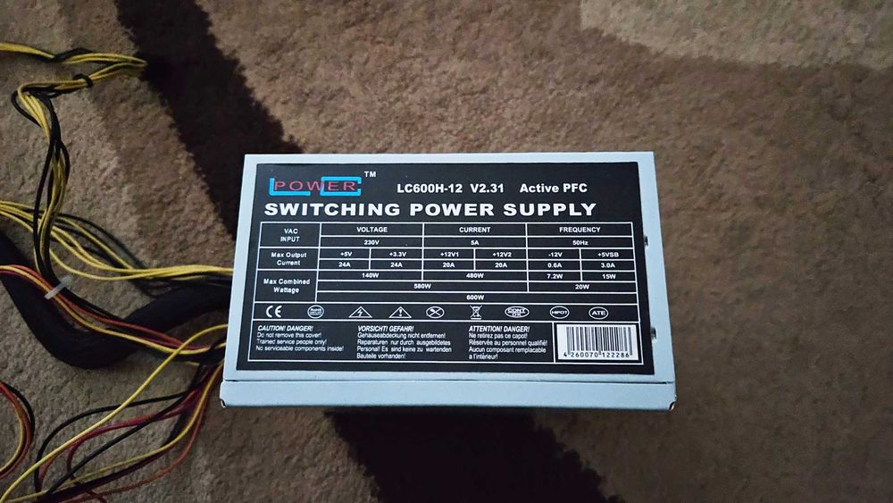 Zasilacz Lc Power 600w