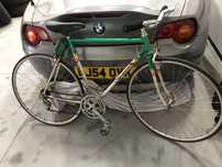 Bicicleta antiga de corrida